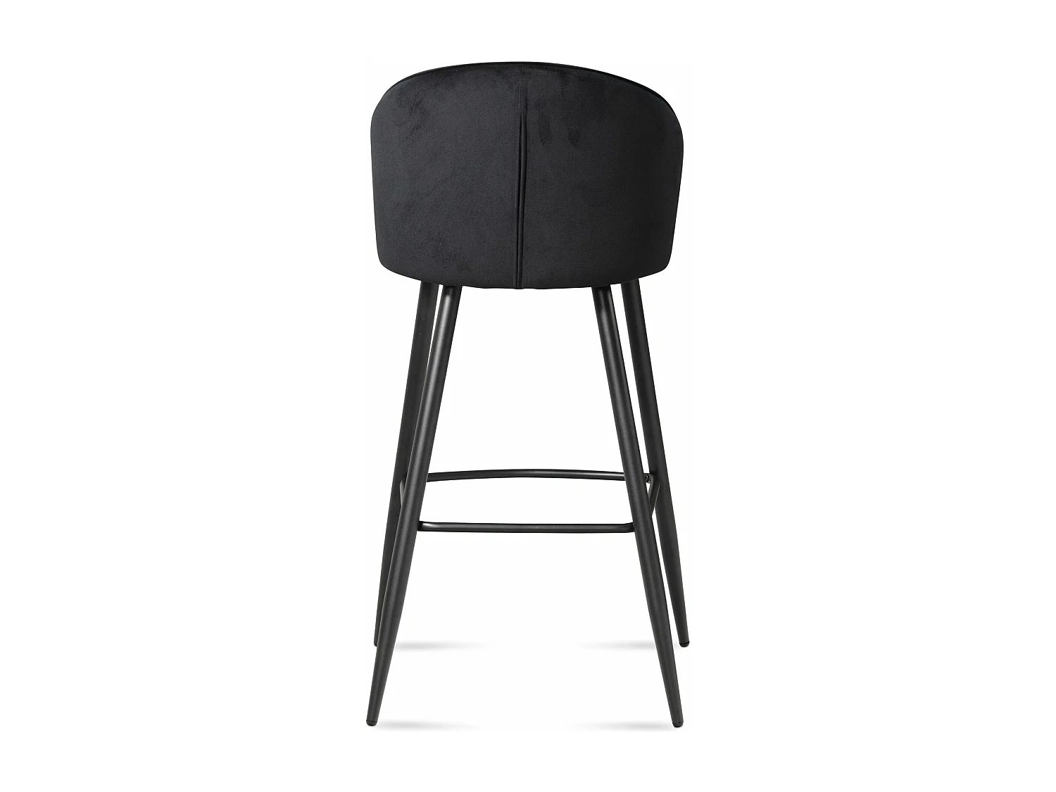 Tabouret de bar Scandinave Métal Lot de 2 Velours Chaise de bar Haute