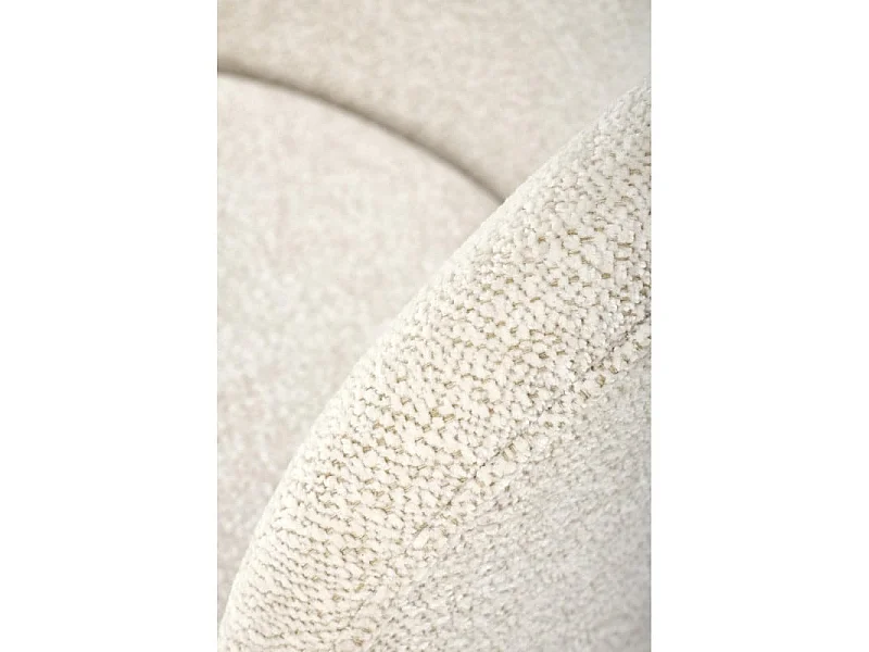 Chaise de bar design couleur crème avec structure en métal doré Rodéo