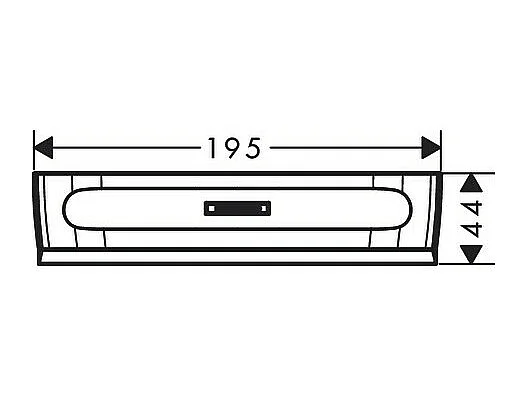 HANSGROHE Raclette HANSGROHE blanc mat