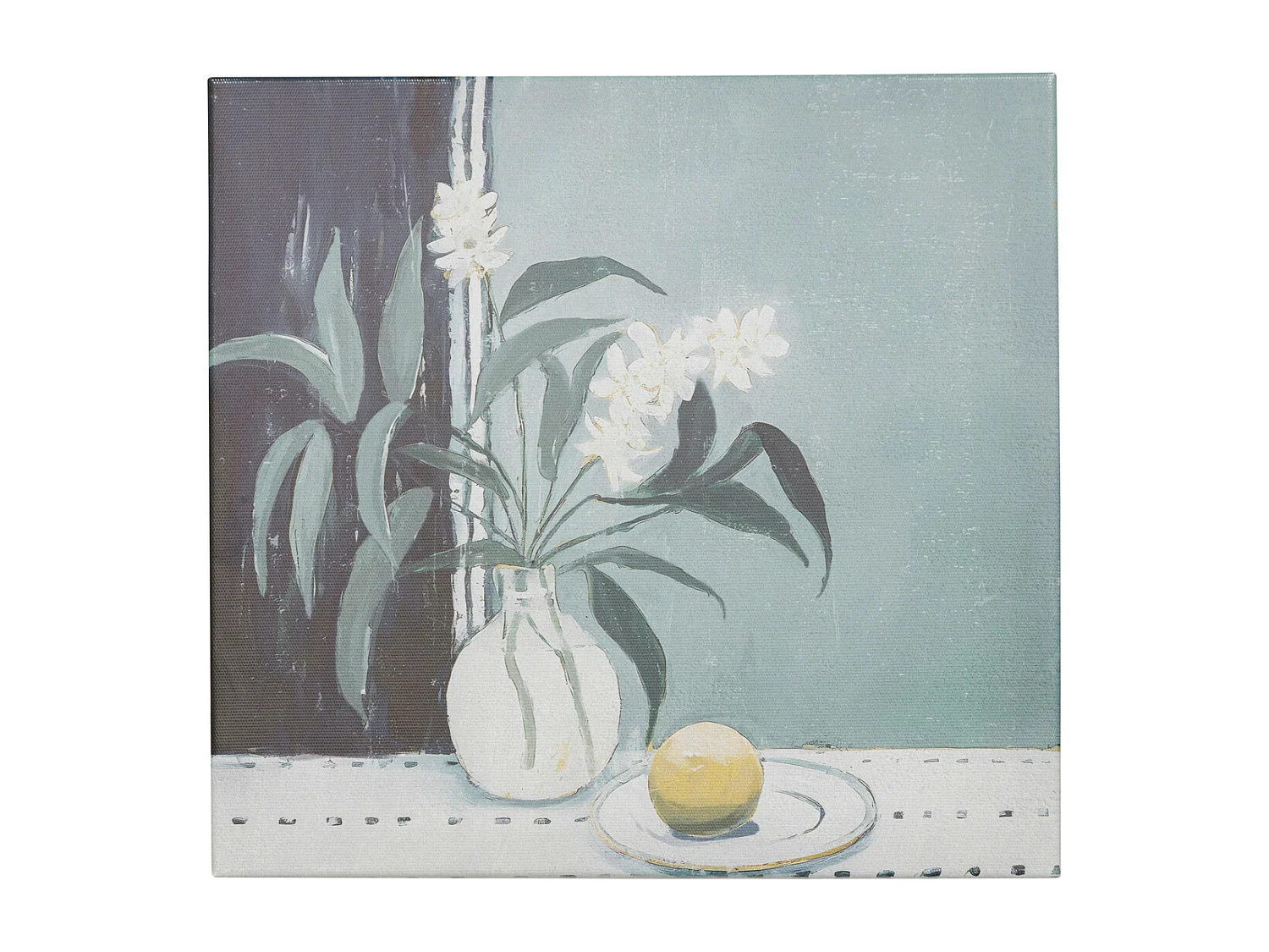 Lot de 5 toiles imprimées nuance Bleu et Vert