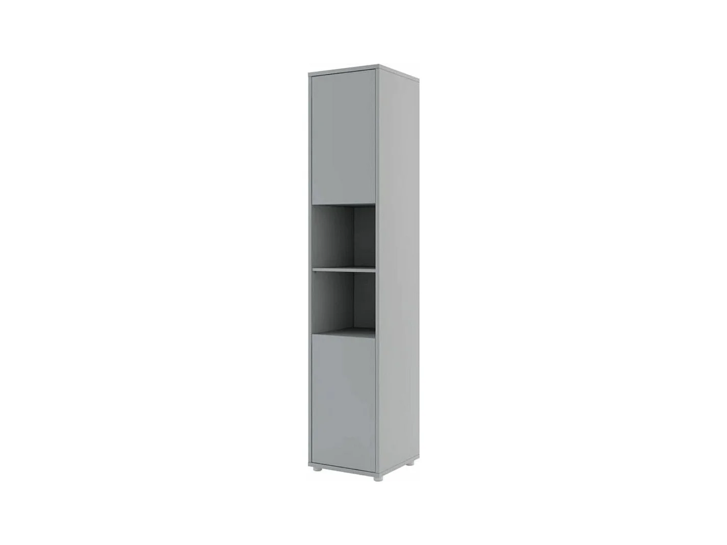 Colonne de rangement avec étagères gris mat Noby 45cm