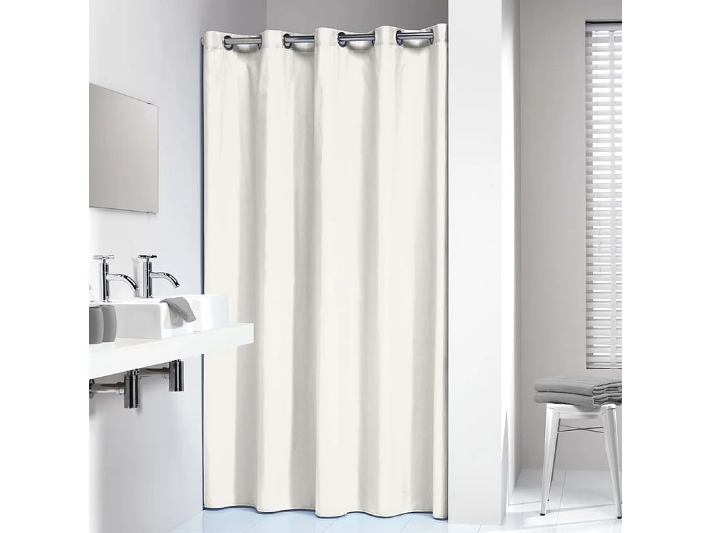 Sealskin Cortina de ducha Coloris blanco 180x200 cm