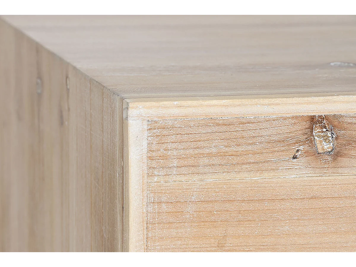 Table basse, table de salon en bois coloris naturel - longueur 130 x profondeur 70 x Hauteur 46 cm