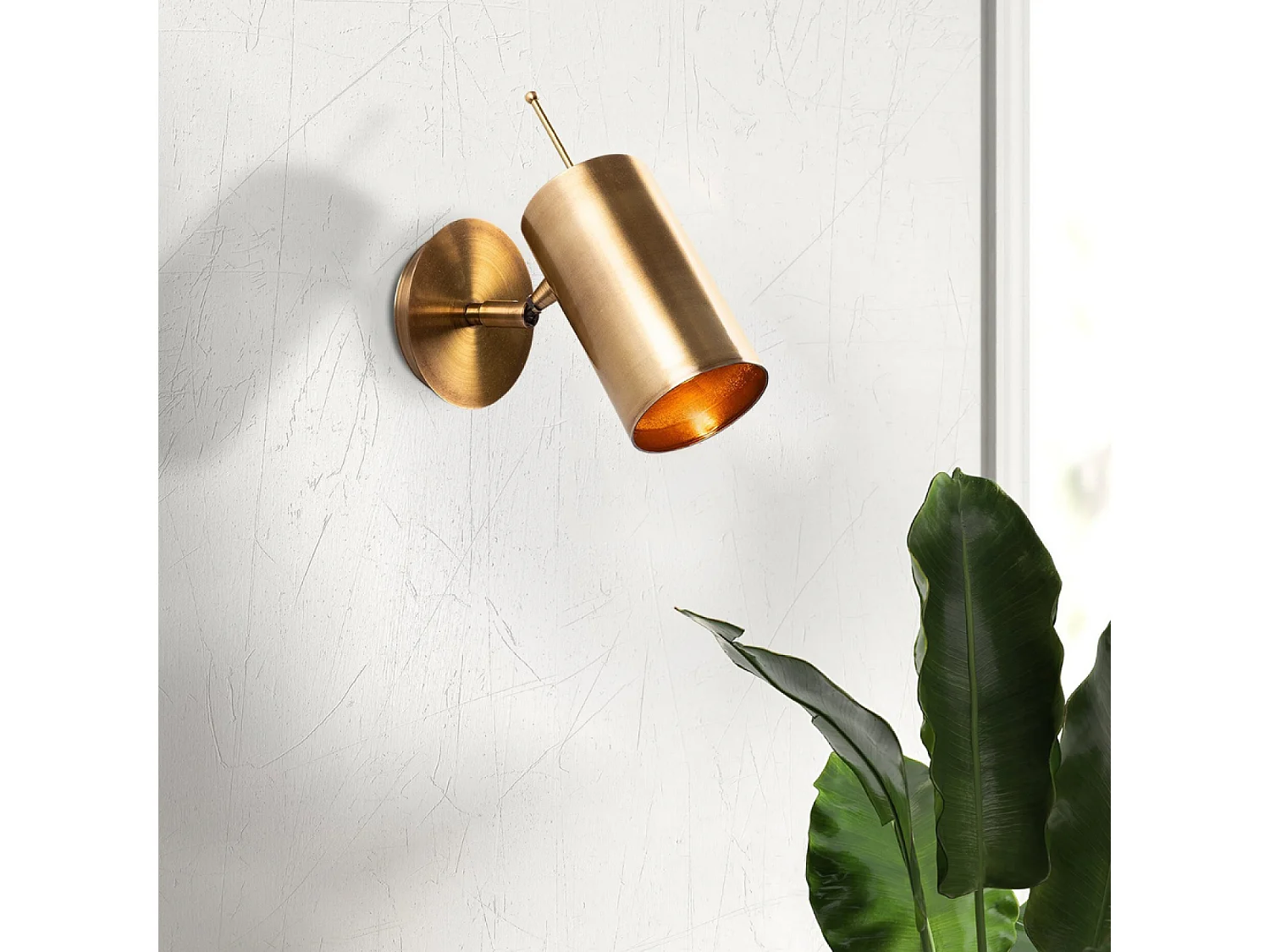 Applique murale orientable finition or ALICE