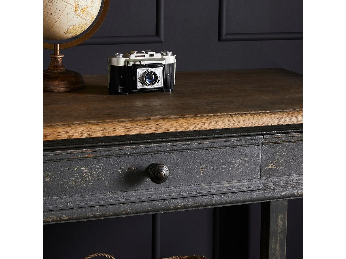 Konsole aus Kiefer und massivem Eichenholz - POMPONNE