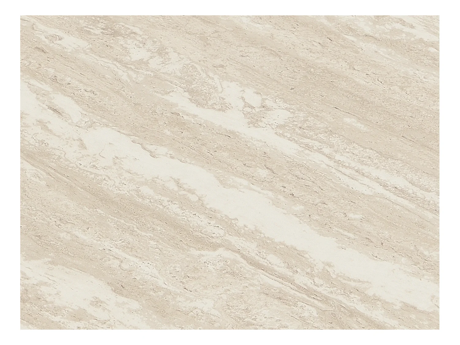 Table basse avec 2 tiroirs en MDF - L 90 cm - Effet travertin beige - ANTRIM de Pascal Morabito