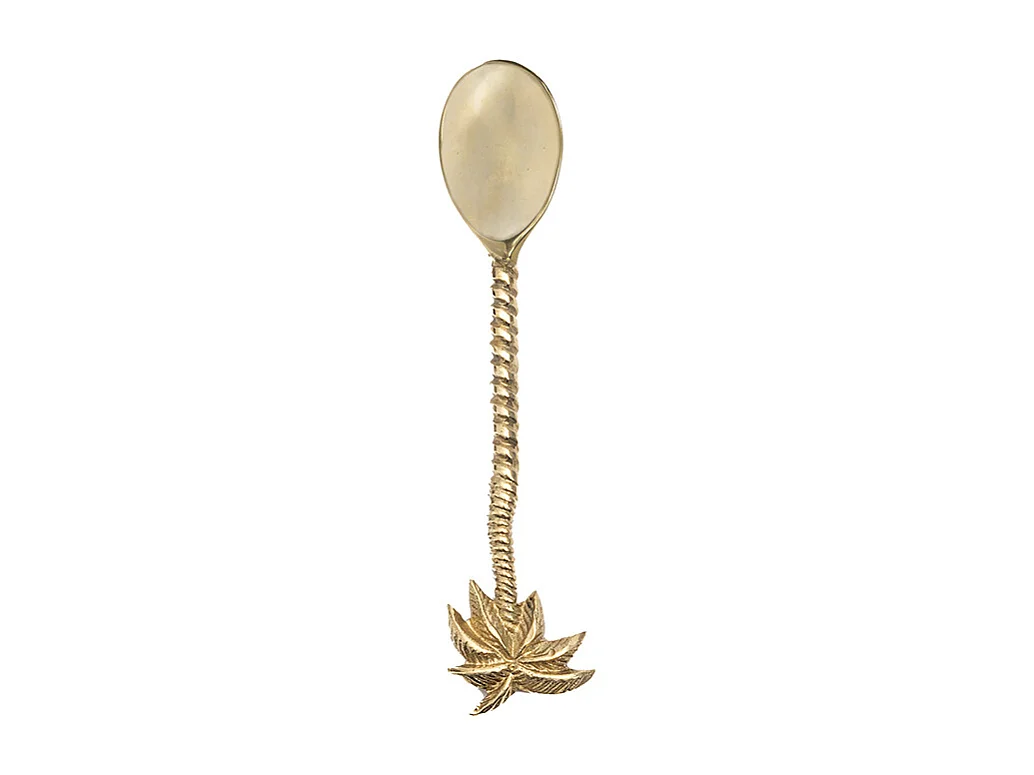De Palm Tree Theelepel - Goud