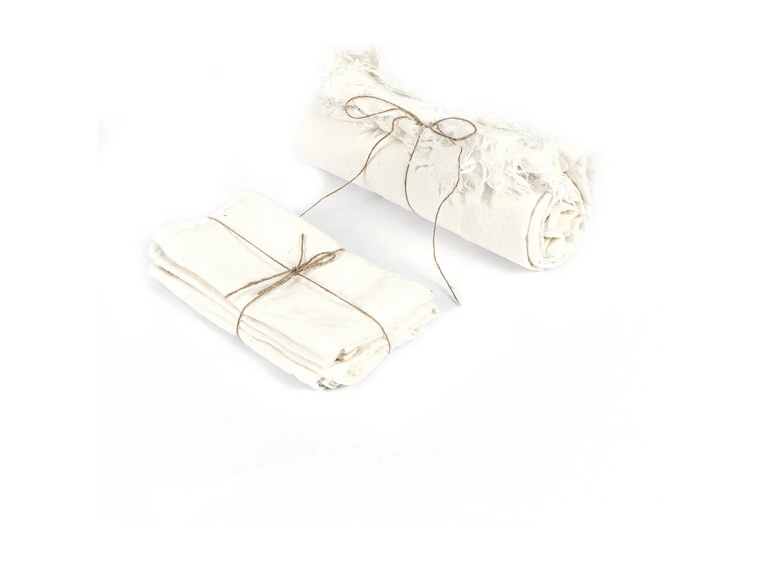 La Nappe En Lin - Blanc - 150x150