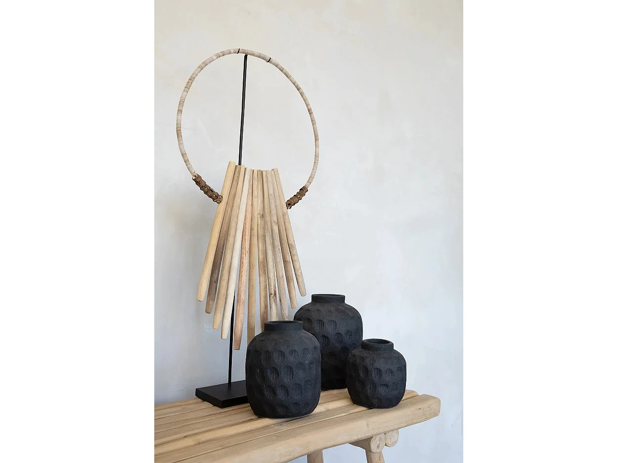 Les Wooden Sticks Sur Pied - Naturel