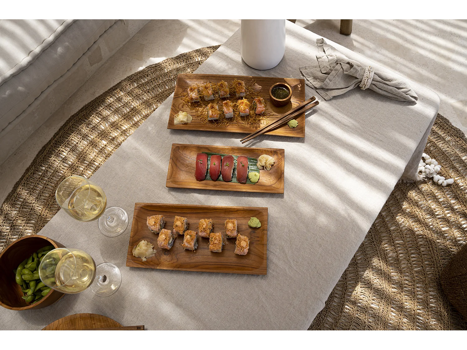 La Nappe En Lin - Beige - 150x200