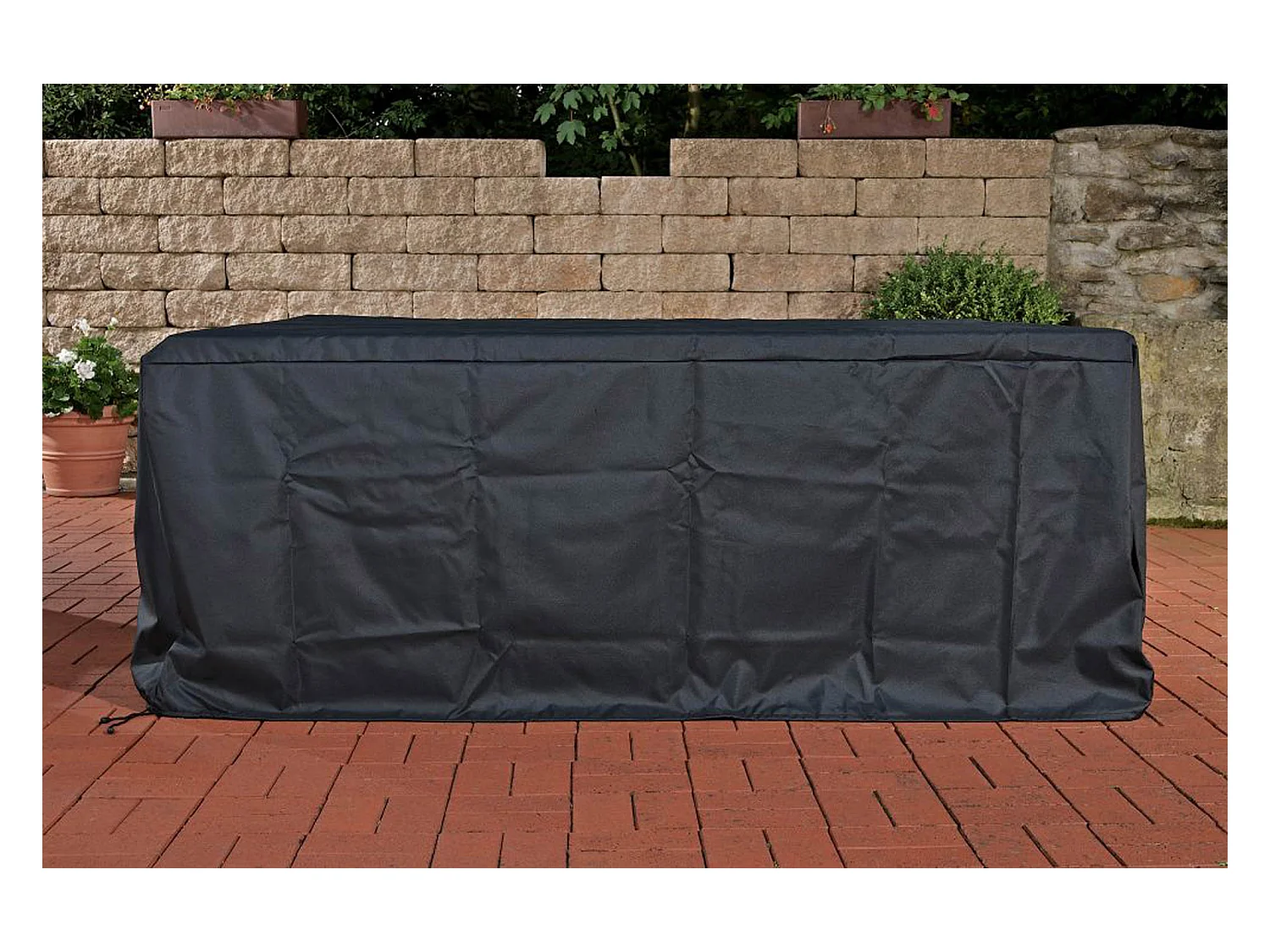 Housse de protection - Plastique - 275x240x68 cm - Noir - Madeira