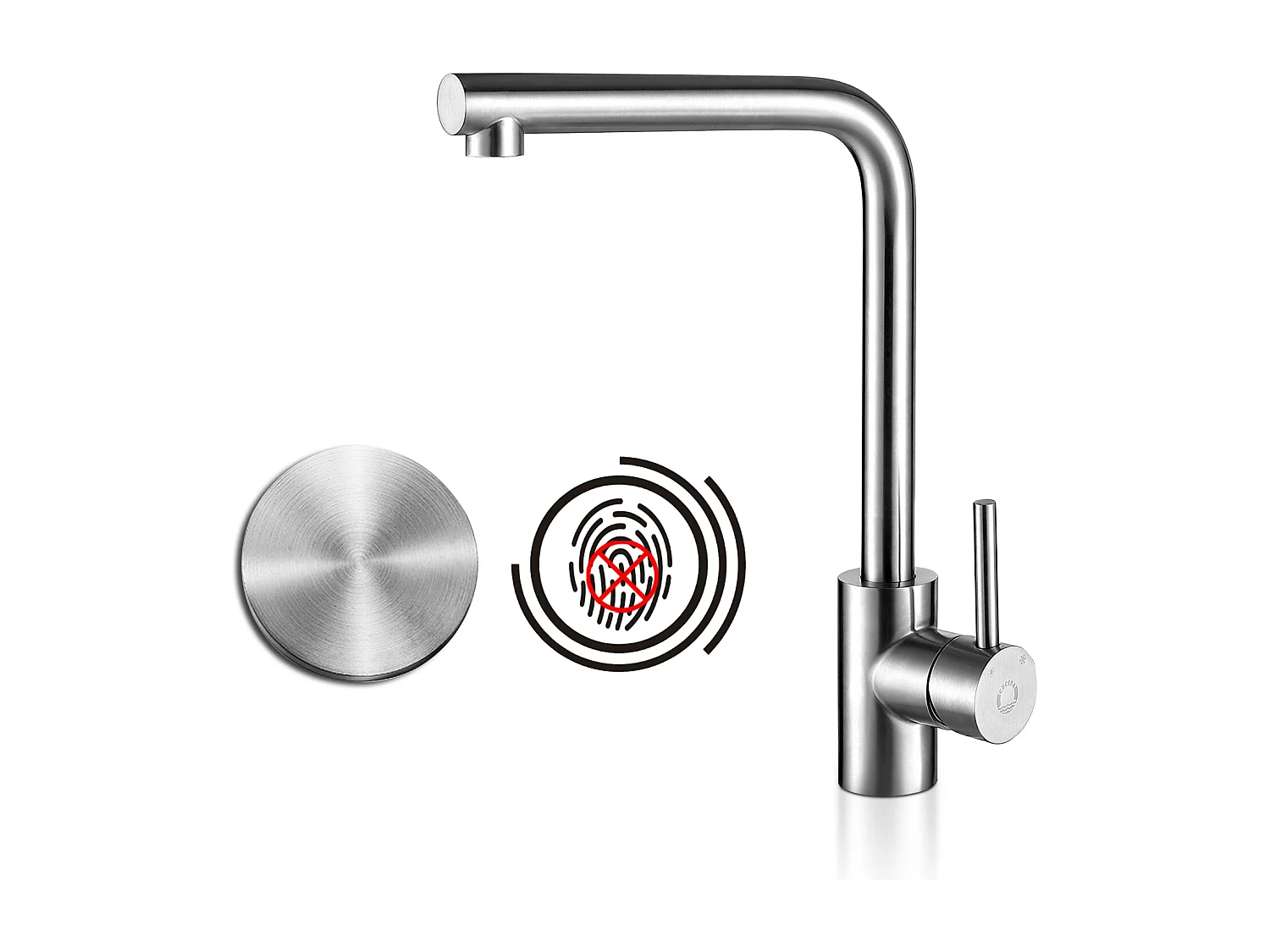 Cecipa max Küchenarmatur Edelstahl Küchenarmatur Spültischarmatur Küchenarmatur Spültischarmatur Küchenarmatur + Küchenseifenspender Schwarz