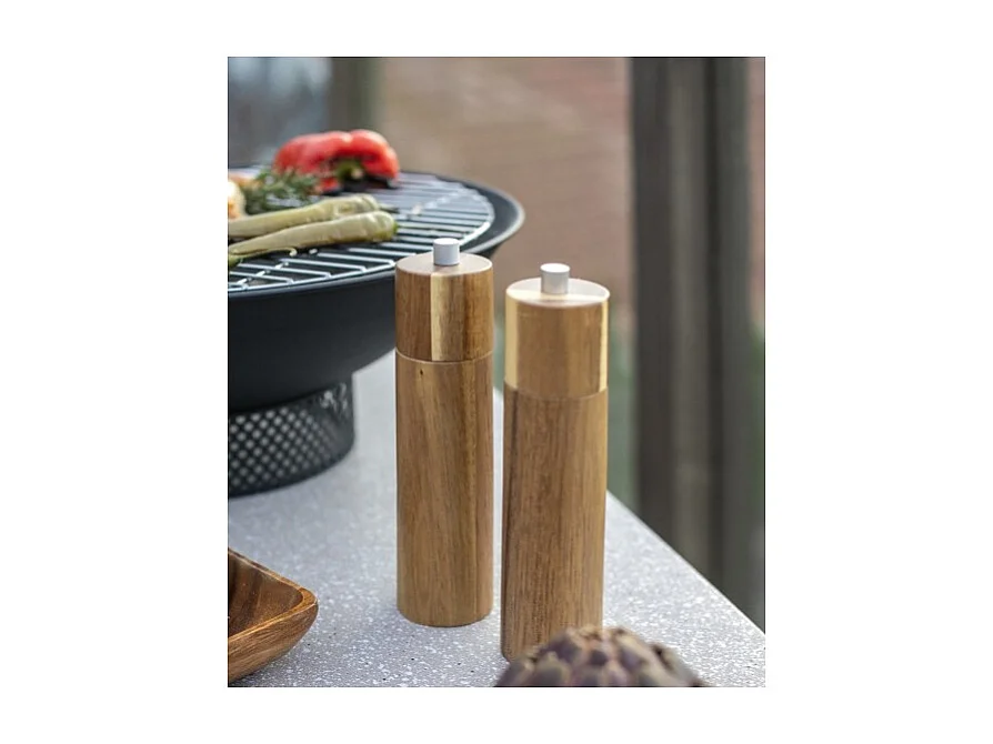 Livoo Set de 2 moulins sel et poivre manuels - MEN425