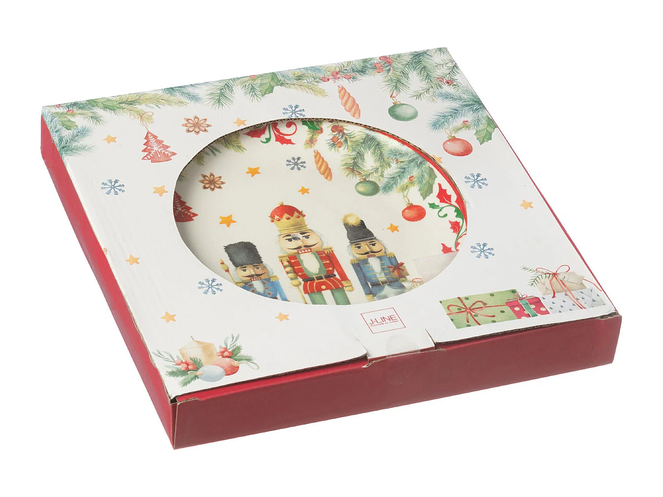 Plateau de Présentation 2 Étages "Casse-Noisette" 27cm Blanc