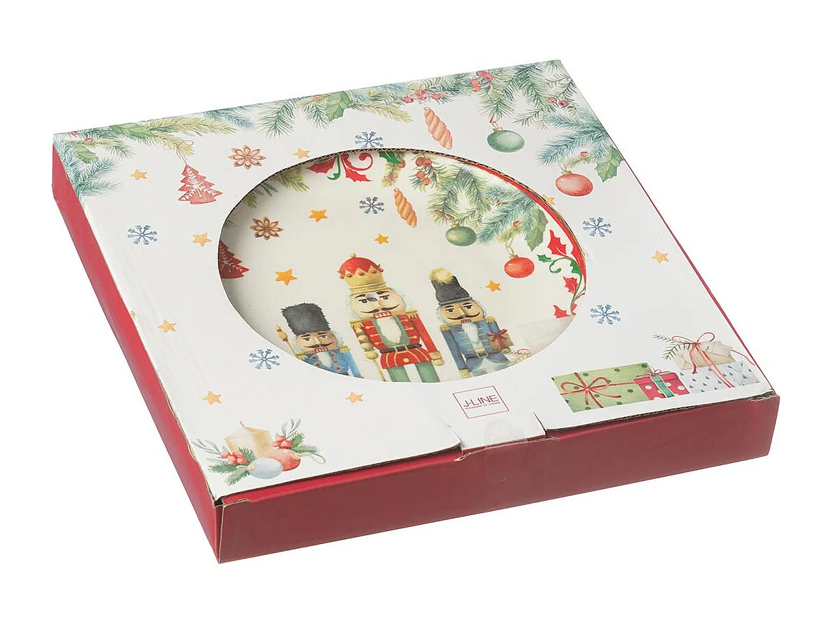 Plateau de Présentation 2 Étages "Casse-Noisette" 27cm Blanc