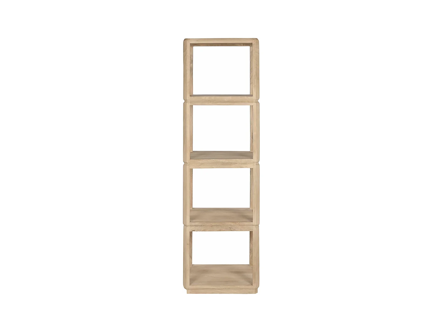 Etagère, meuble étagère en bois de manguier coloris naturel-  longueur 45 x profondeur 35 x Hauteur 160 cm