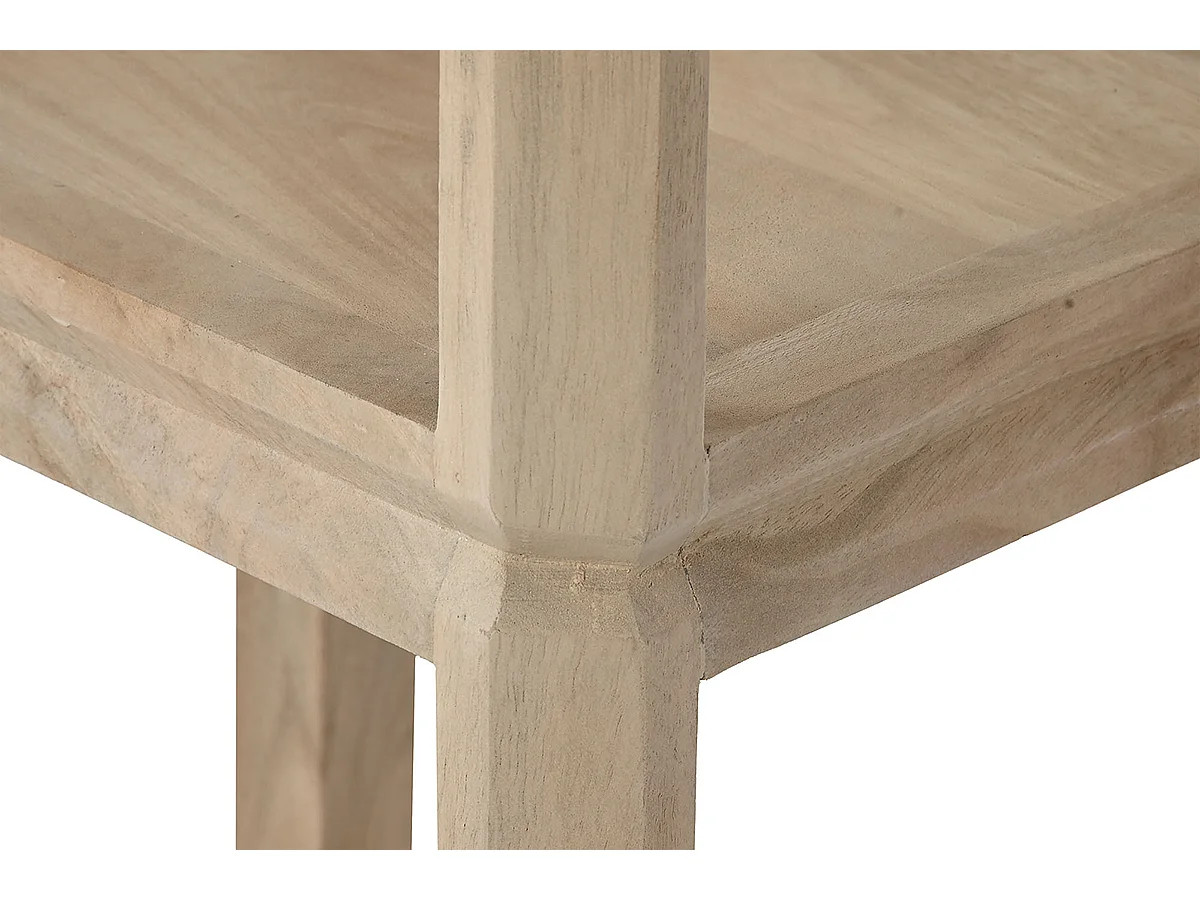 Etagère, meuble étagère en bois de manguier coloris naturel-  longueur 45 x profondeur 35 x Hauteur 160 cm