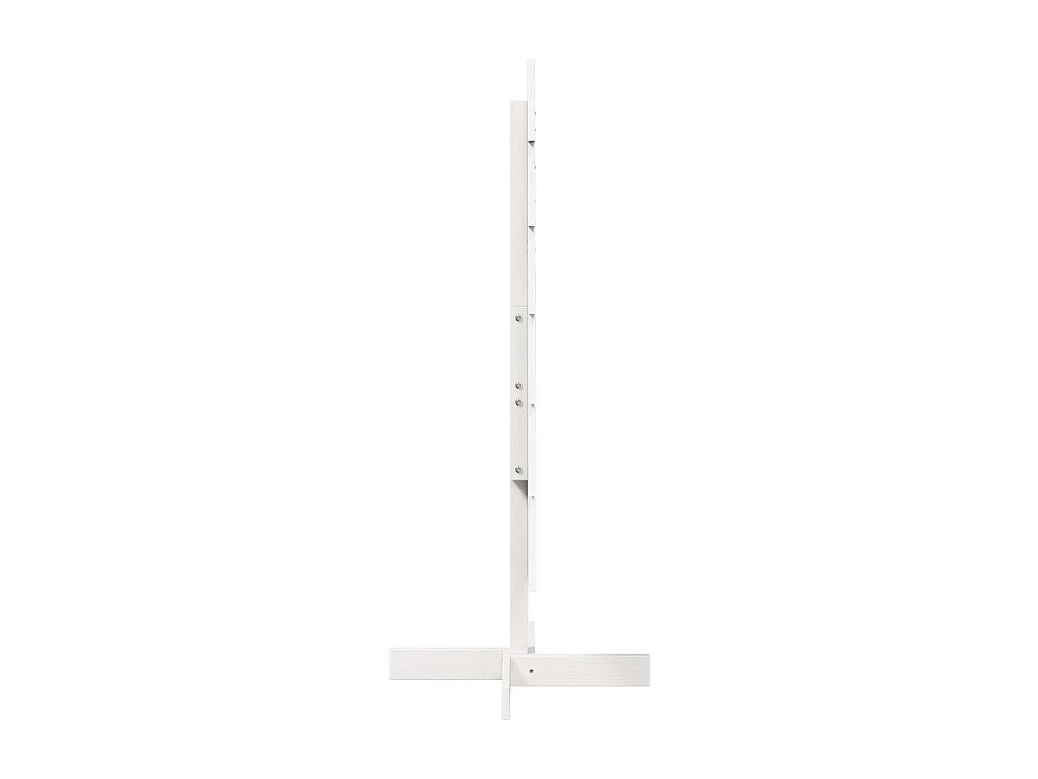 Arbre de Noël en bois pour décoration blanc 120 cm pin massif