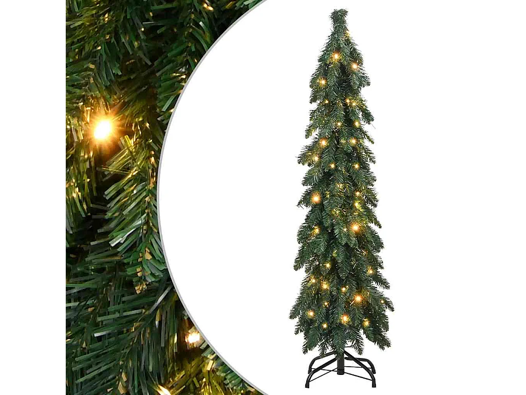 Arbre de Noël artificiel pré-éclairé avec 60 LED 120 cm