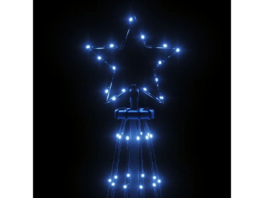 Sapin de Noël avec piquet Bleu 310 LED 300 cm