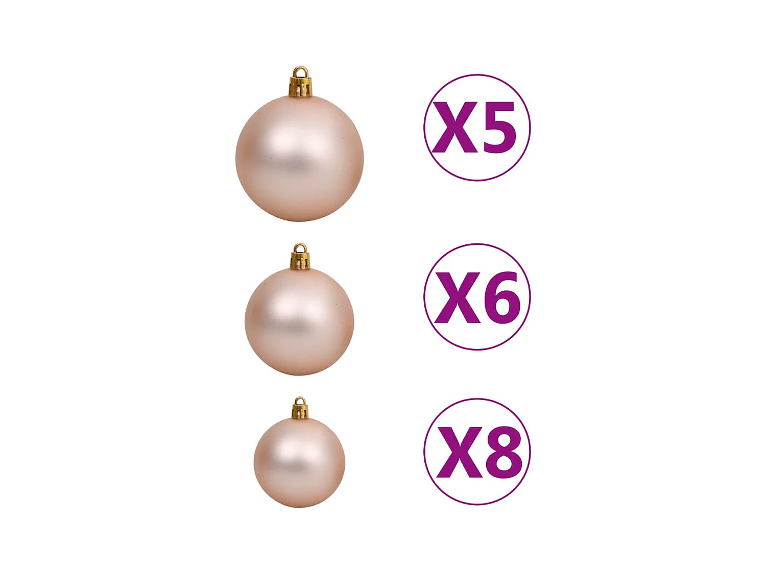 Sapin de Noël artificiel 150 LED&boules&neige floquée 150 cm