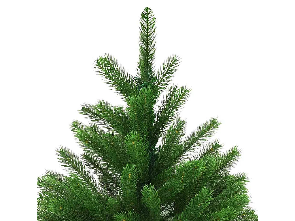 Árvore de Natal artificial agulhas realistas 120 cm verde