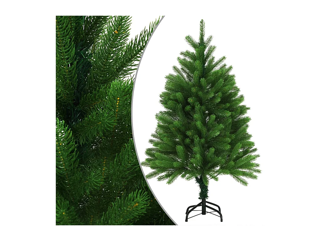 Arbre de Noël artificiel aiguilles réalistes 120 cm vert