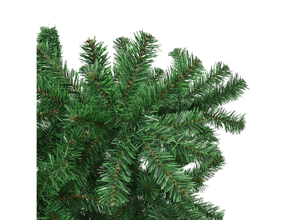 Sapin de Noël artificiel renversé avec support Vert 210 cm