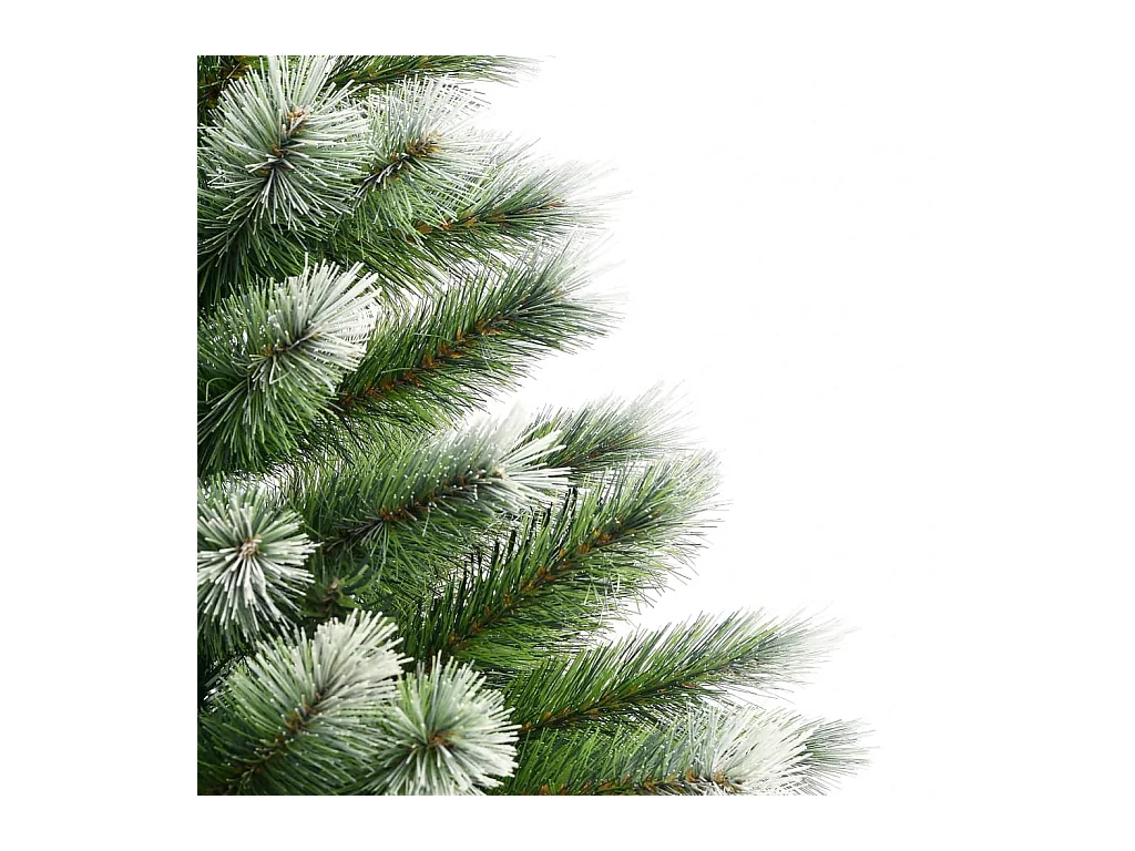 Sapin de Noël artificiel à charnières avec neige floquée 240 cm