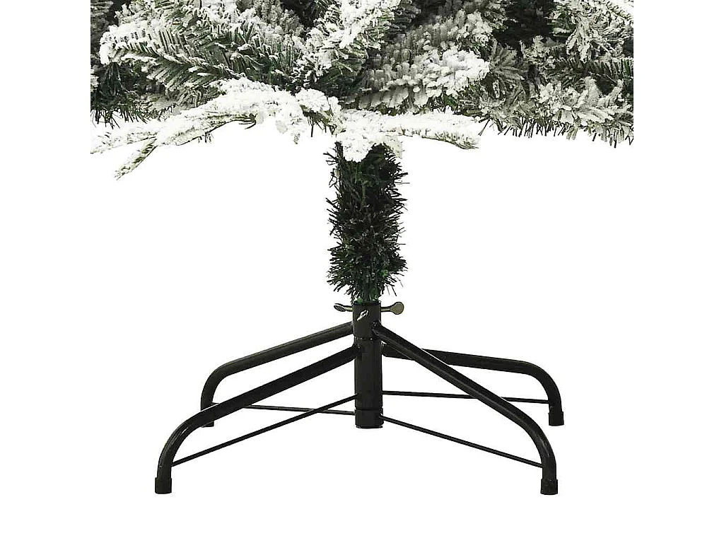 Sapin de Noël artificiel à flocons de neige Vert 180 cm PVC/PE