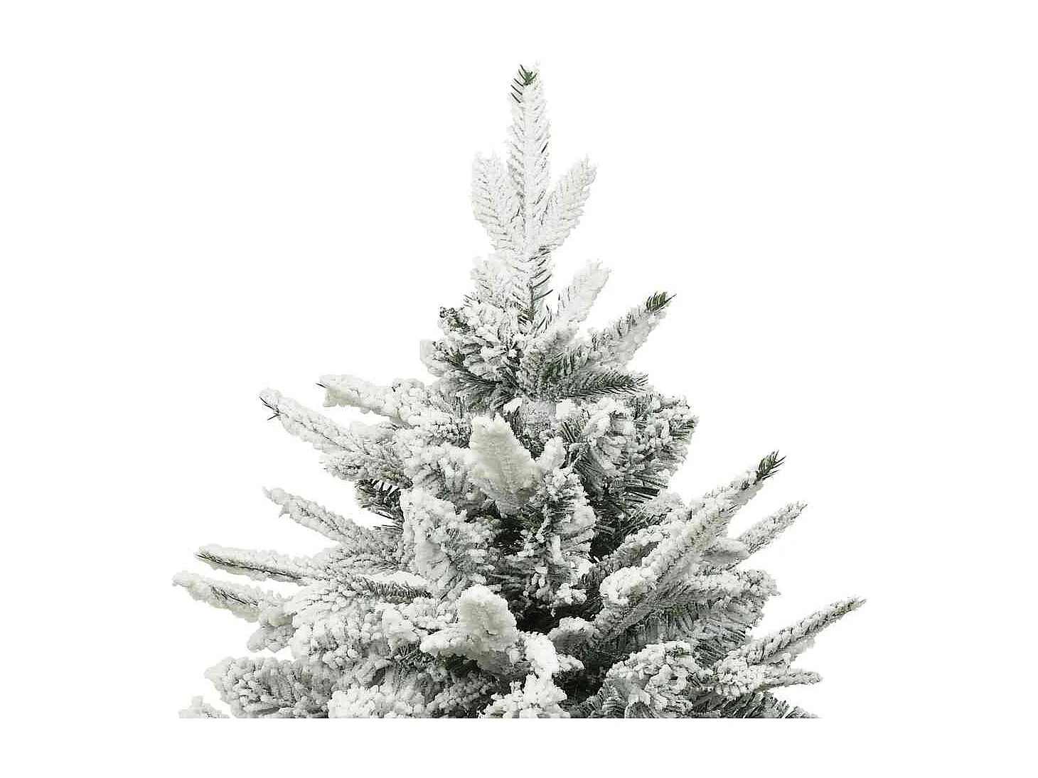 Sapin de Noël artificiel à flocons de neige Vert 180 cm PVC/PE