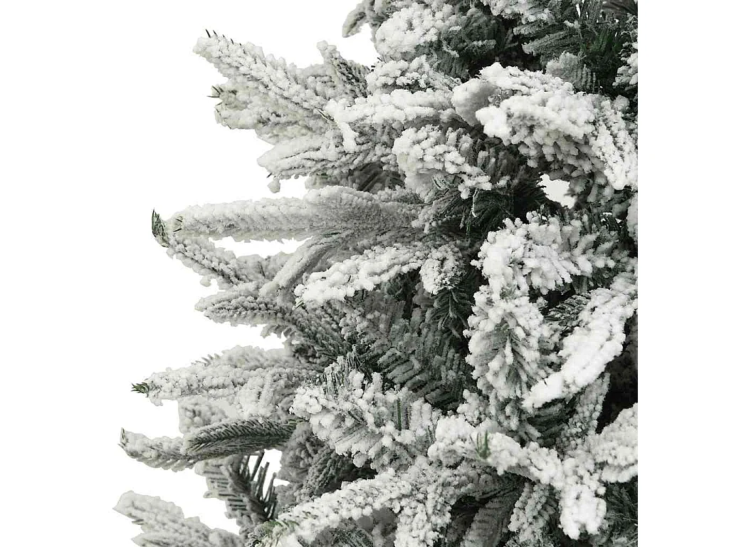 Sapin de Noël artificiel à flocons de neige Vert 180 cm PVC/PE