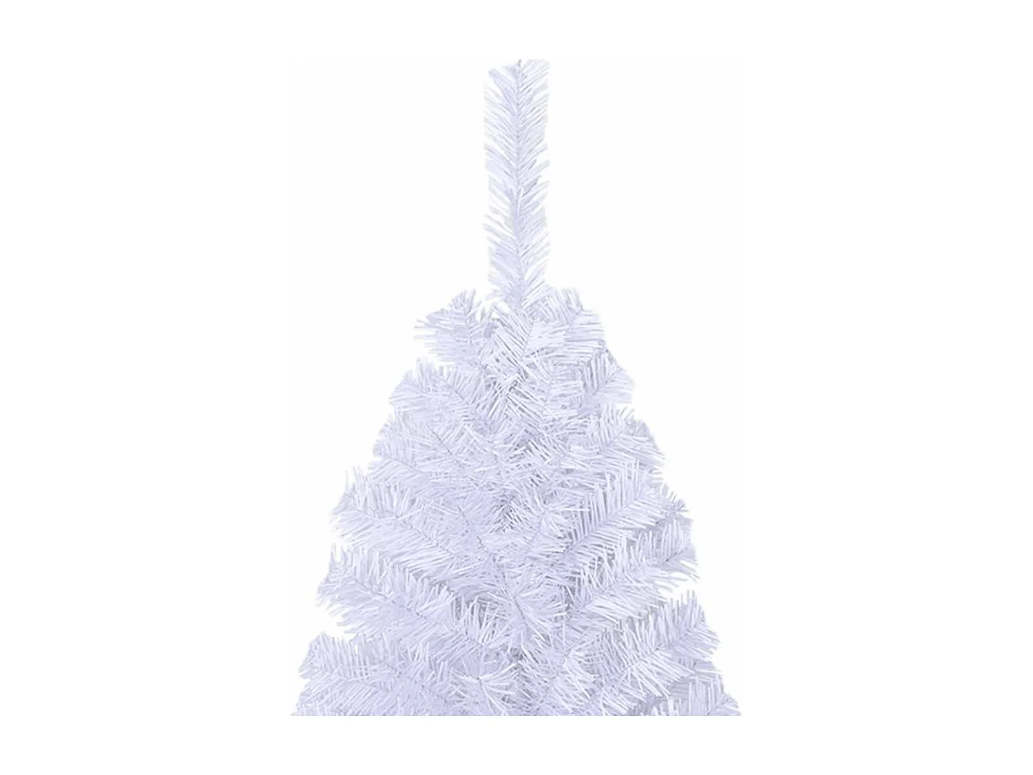 Arbre de Noël artificiel avec branches épaisses blanc 180cm PVC
