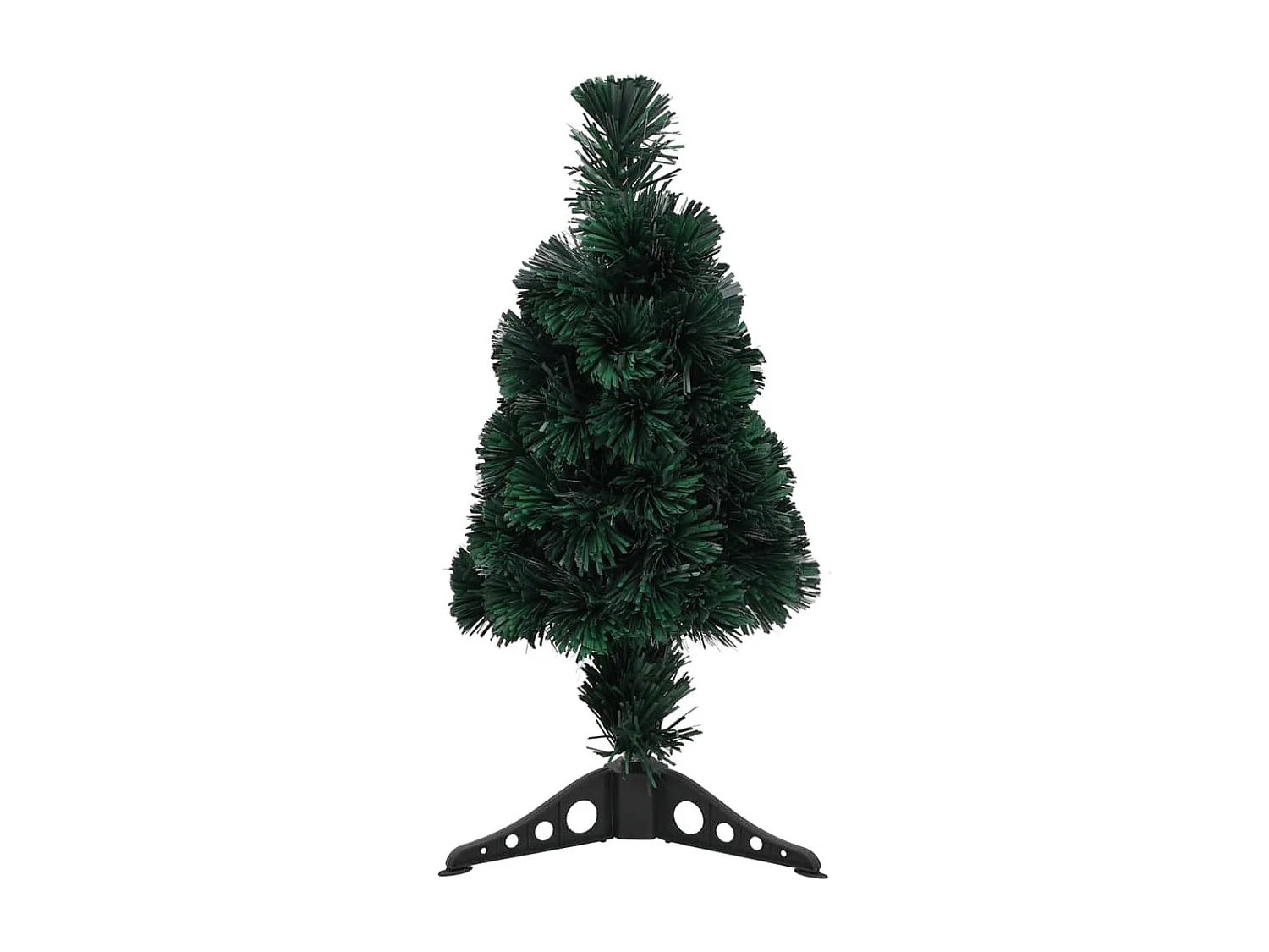 Arbre de Noël artificiel mince et support 64 cm fibre optique