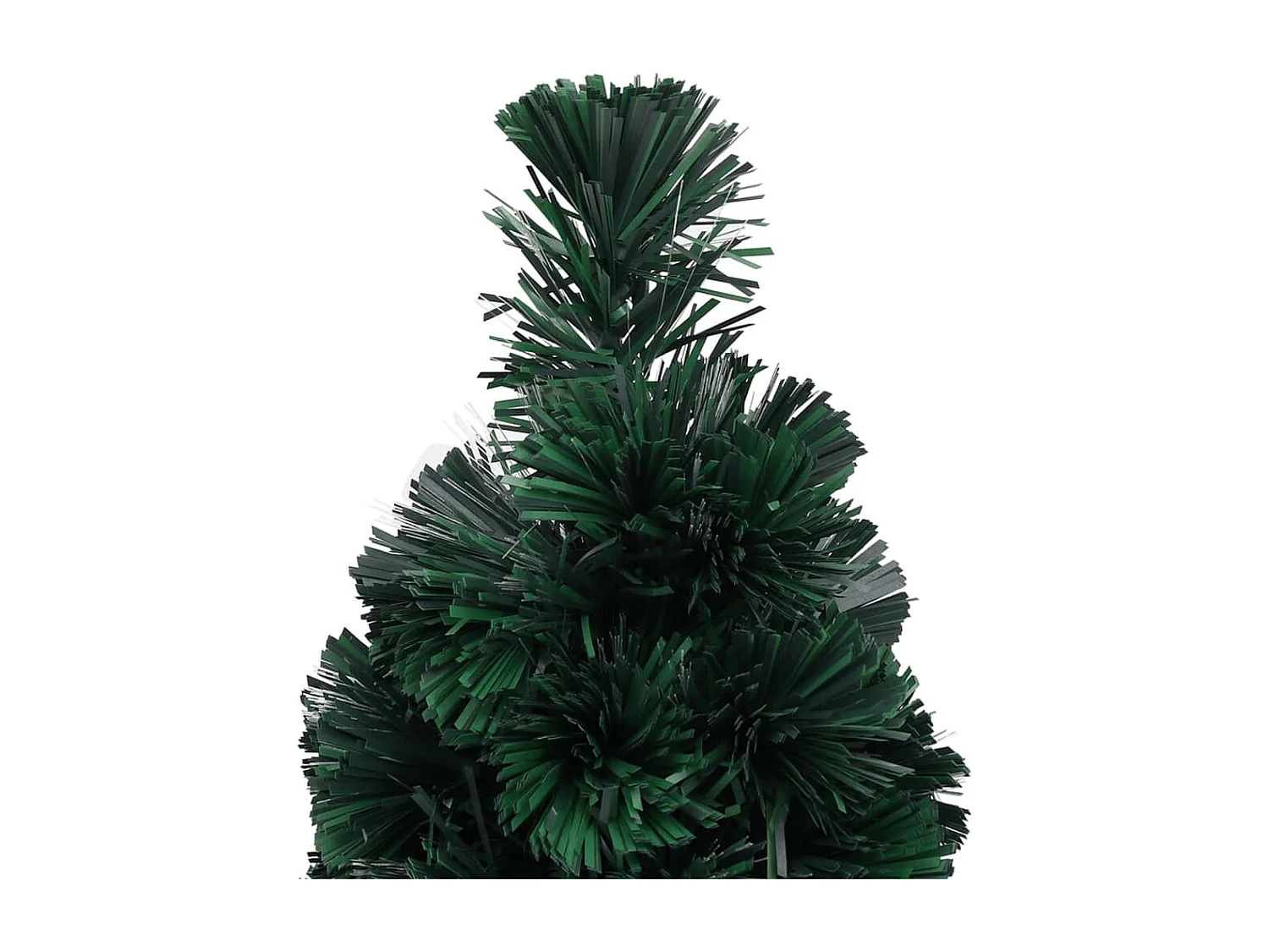 Arbre de Noël artificiel mince et support 64 cm fibre optique