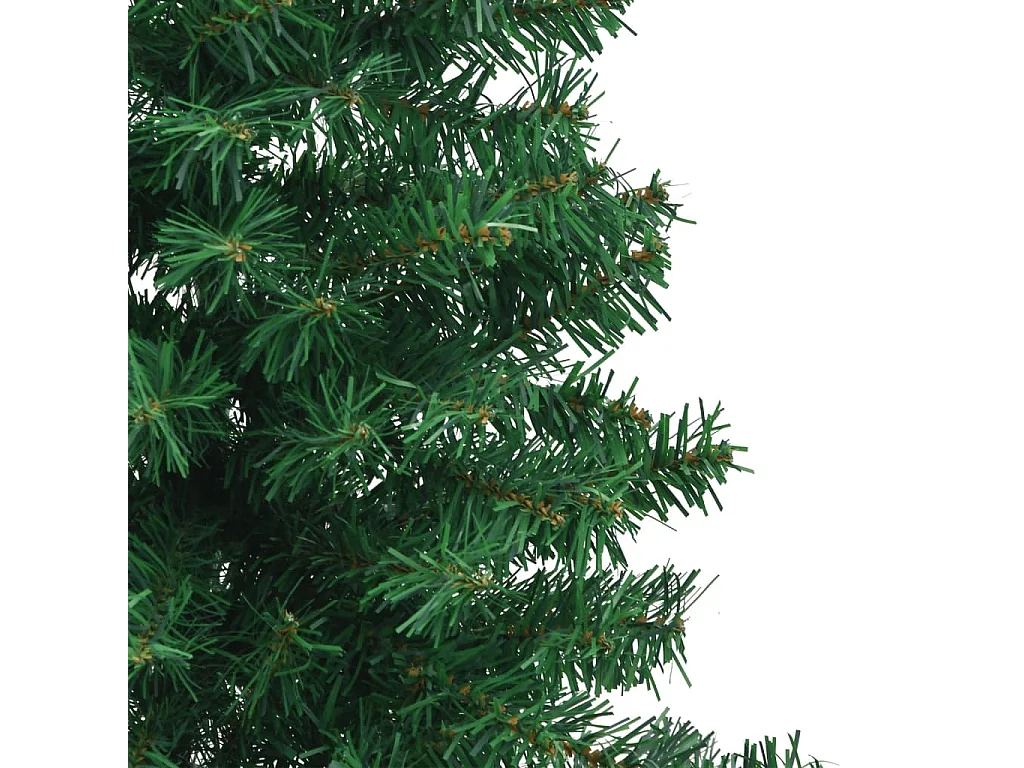 Sapin de Noël artificiel d'angle Vert 120 cm PVC