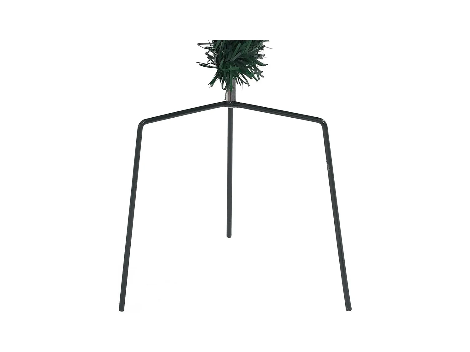 Arbres de Noël artificiels d'allée avec LED 2 pièces 76 cm PVC