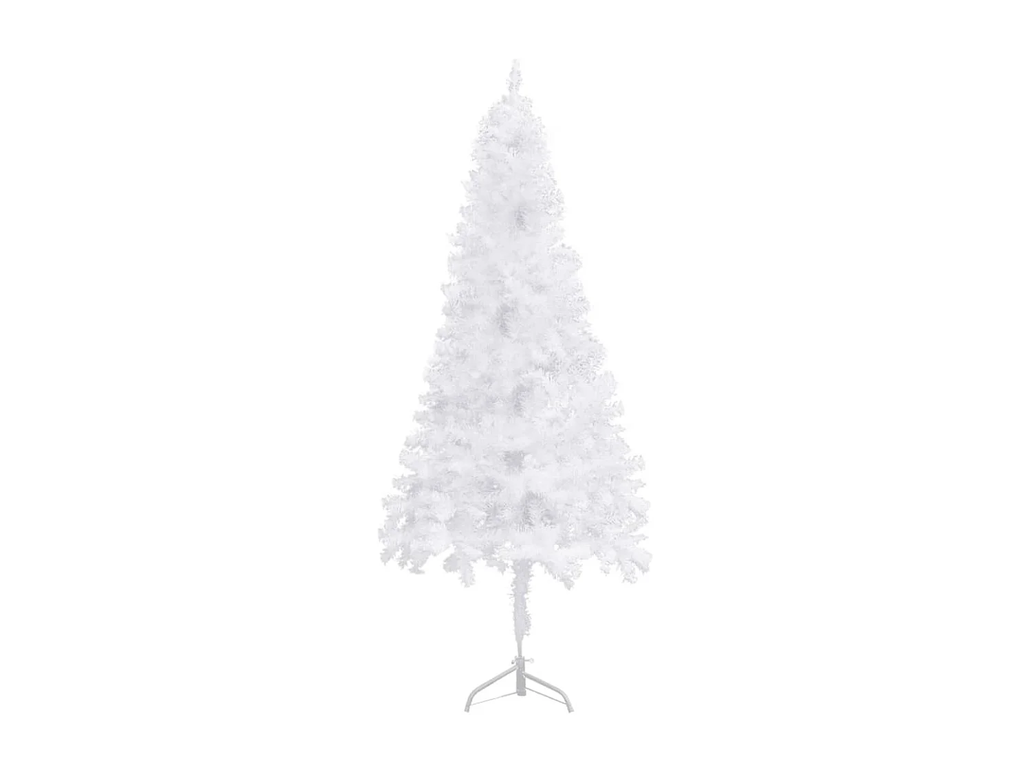 Sapin de Noël artificiel d'angle Blanc 240 cm PVC