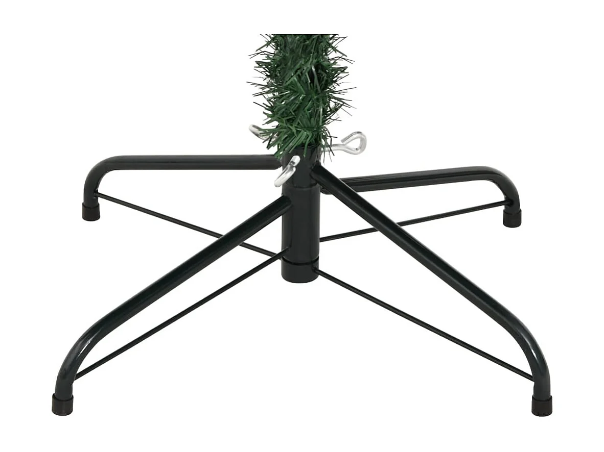 Árbol de Navidad artificial con bisagras y nieve flocada 150 cm