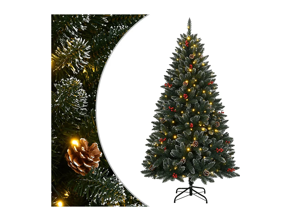 Árbol de Navidad artificial 150 LEDs 120 cm