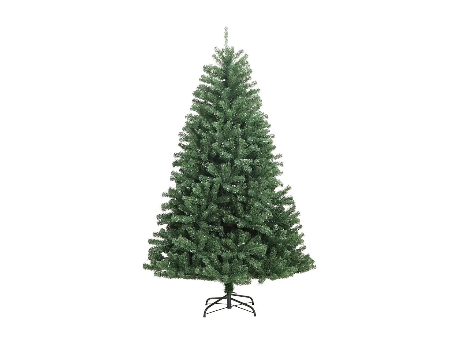 Sapin de Noël artificiel à charnières avec support vert 180 cm