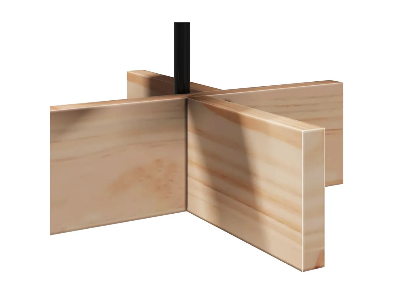 Arbre de Noël en bois pour décoration 60 cm bois massif de pin