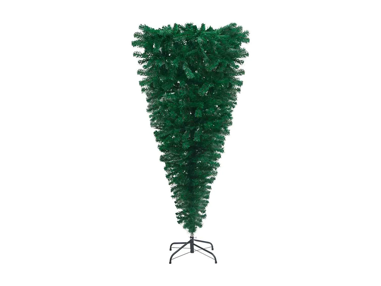 Árvore de Natal artificial invertida com luzes LED/bolas 180 cm