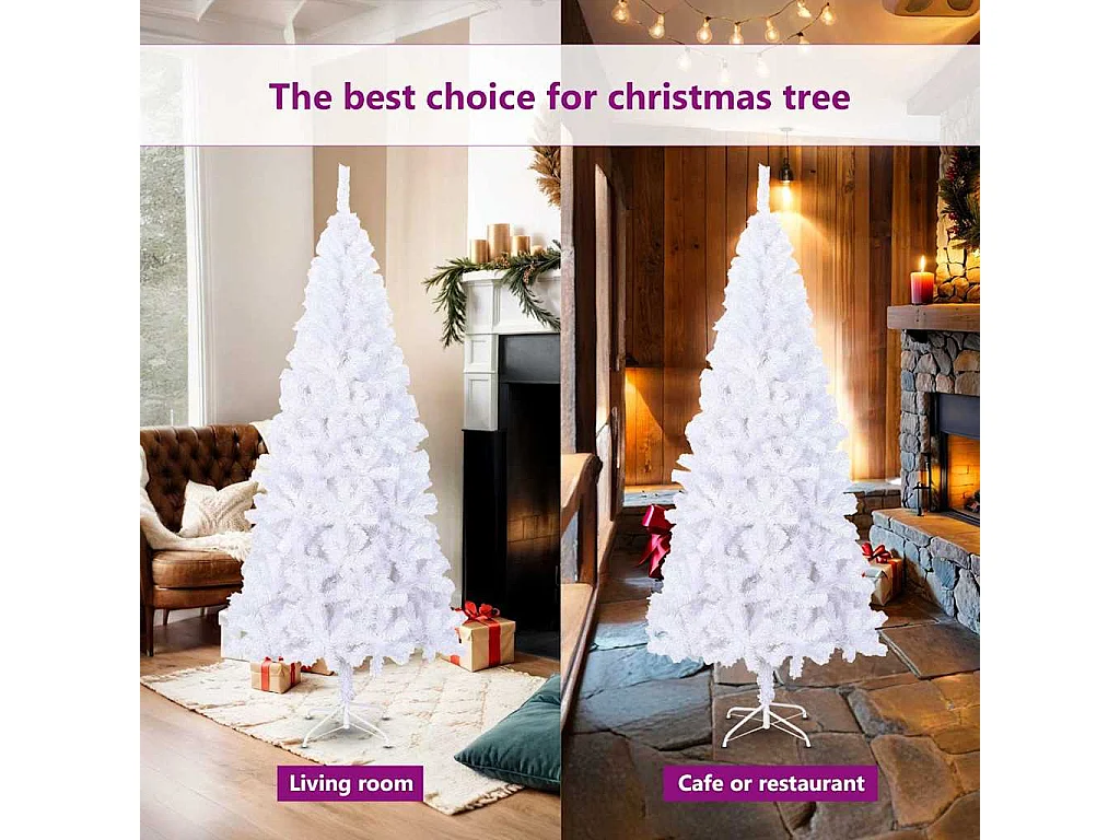 Arbre de Noël artificiel avec support 180 cm 620 branches