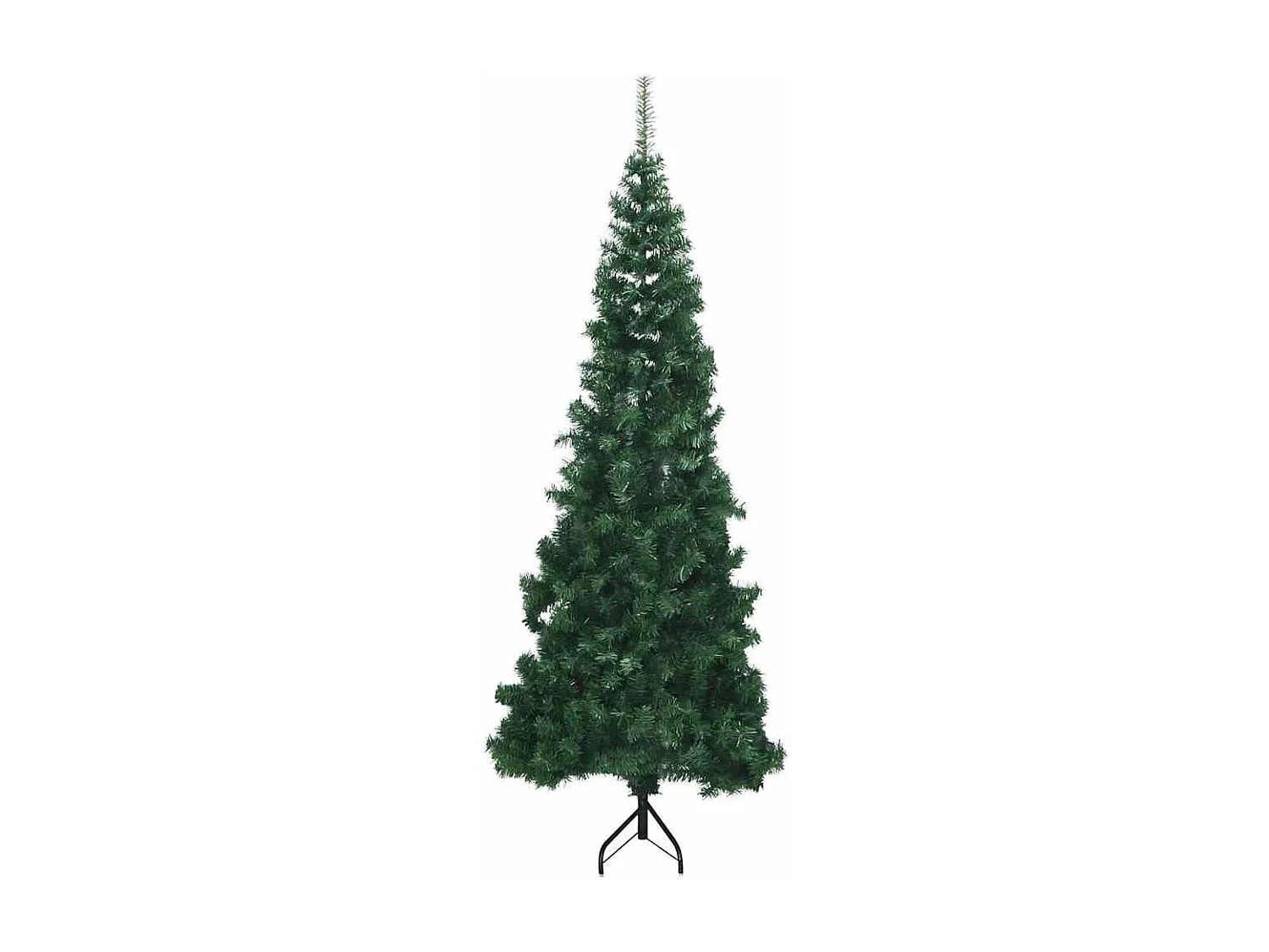 Sapin de Noël artificiel d'angle Vert 210 cm PVC