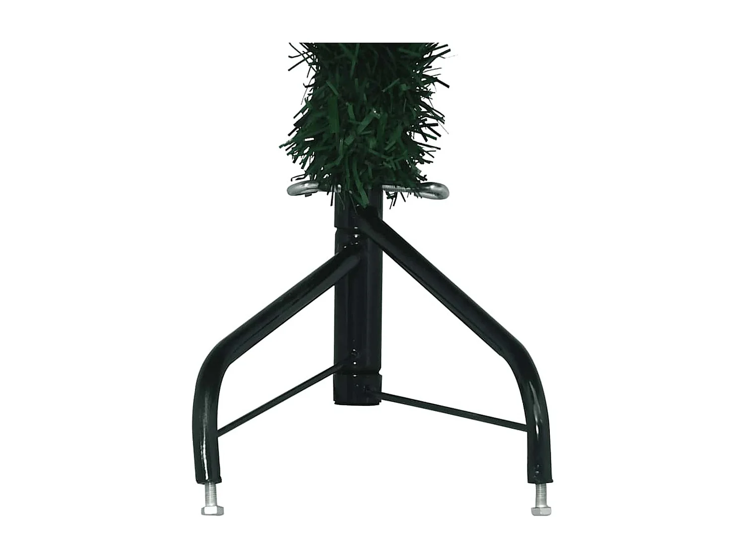 Sapin de Noël artificiel d'angle Vert 210 cm PVC