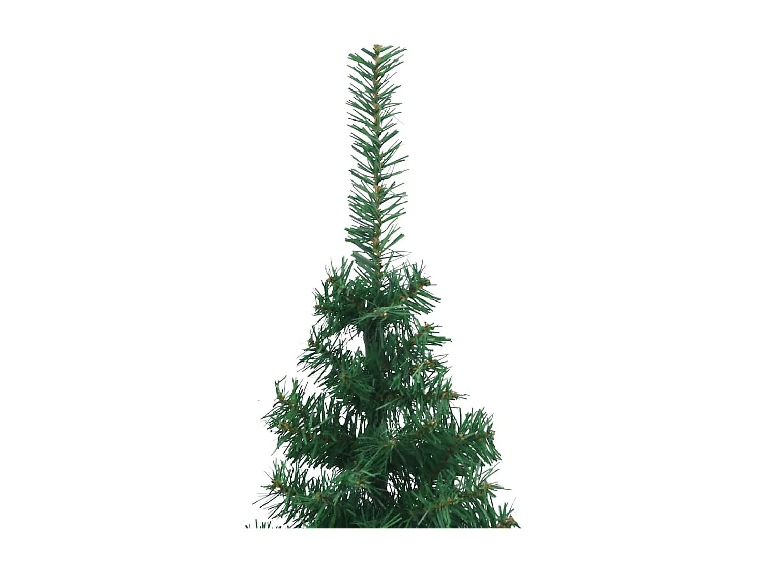 Sapin de Noël artificiel d'angle Vert 210 cm PVC