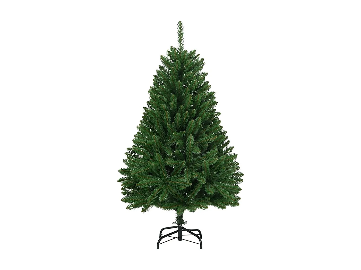Sapin de Noël artificiel à charnières avec support vert 120 cm