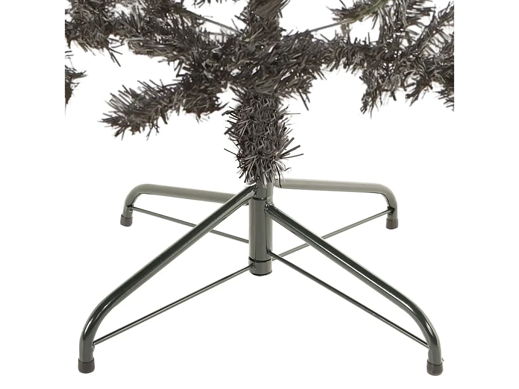 Sapin de Noël étroit Noir 240 cm