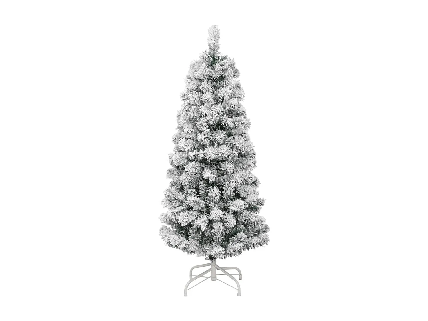 Sapin de Noël artificiel à charnières avec neige floquée 120 cm